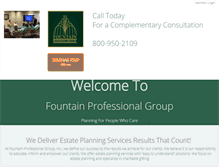 Tablet Screenshot of fountainprogroup.com